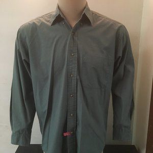 Men's Long Sleeve GAP Green Button Down Shirt